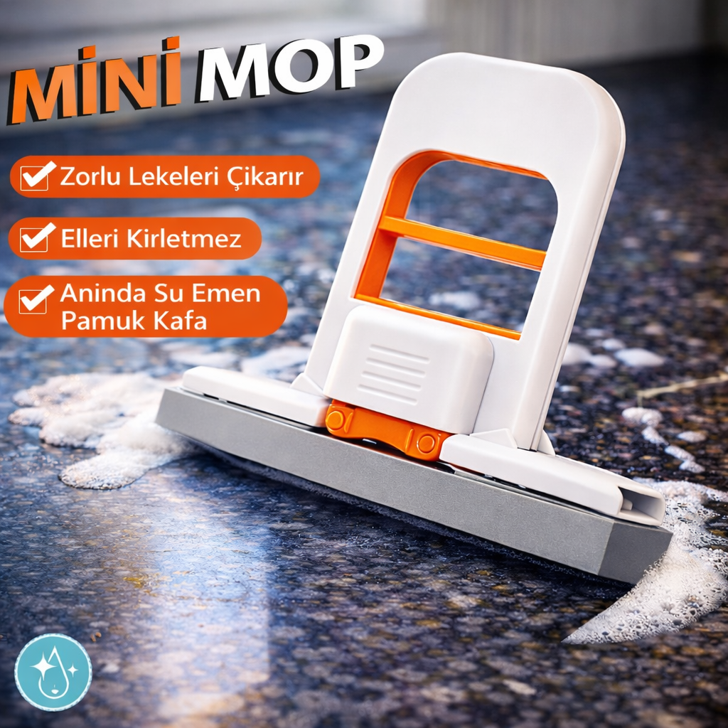 MOPIVA Mini Mop Pratik Temizlik Aparatı